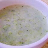 ブロッコリーと枝豆のグリーン・スープ